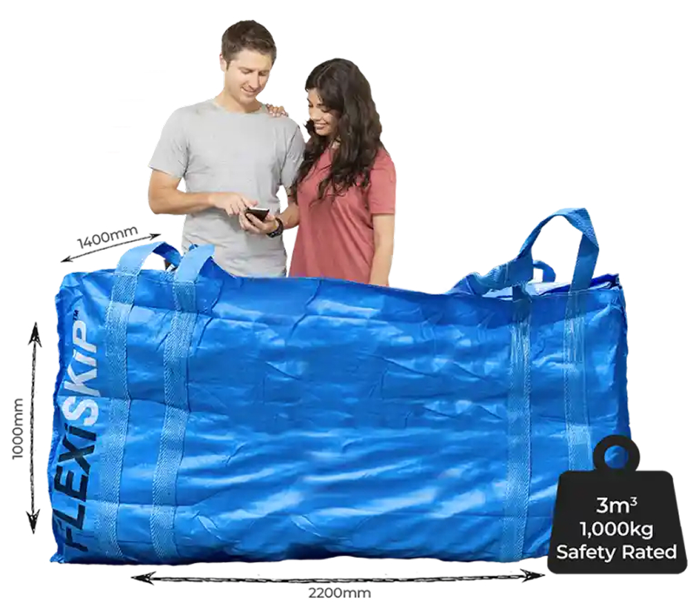 Handel team with FlexiSkip bag