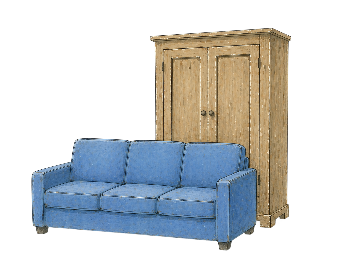 Soft furnishings & Large furniture
