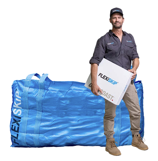 Man with FlexiSkip bag